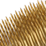 Max Ikebana Kenzan Flower Frog with Sturdy Rubber Base #3 3.8 Inch Brass - Aladdin Shoppers