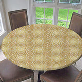Max Elastic Edged Waterproof Backed Fitted Table Cover Tableclothes Style C 1.5m
