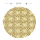 Max Elastic Edged Waterproof Backed Fitted Table Cover Tableclothes Style C 1.5m