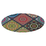 Max Elastic Edged Waterproof Backed Fitted Table Cover Tableclothes Style D 1.5m