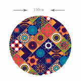 Max Elastic Edged Waterproof Backed Fitted Table Cover Tableclothes Style J 1.5m