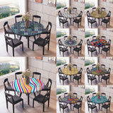 Max Maxb Elastic Edged Waterproof Backed Fitted Table Cover Tableclothes Style A 1.2m