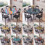 Max Maxb Elastic Edged Waterproof Backed Fitted Table Cover Tableclothes Style A 1.2m