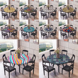 Max Maxb Elastic Edged Waterproof Backed Fitted Table Cover Tableclothes Style A 1.2m