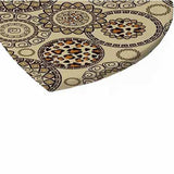 Max Elastic Edged Waterproof Backed Fitted Table Cover Tableclothes Style F 1.2m