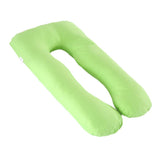 Max U Shaped Maternity Pregnancy Support Pillow Body Bolster Pillow - Green