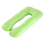 Max U Shaped Maternity Pregnancy Support Pillow Body Bolster Pillow - Green