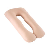 Max U Shaped Maternity Pregnancy Support Pillow Body Bolster Pillow - Camel