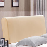Max Dustproof Stretchable Bedroom Bed Headboard Cover Protector Beige