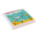 Max Waterproof Baby Kids Shower Bath Book Early Educational Toys Submarine World