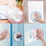 Max Window Screen Cleaning Cloth Gloves Net Sheers Curtain Dusting Mitt Blue