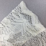 Max 2 Piece Polyester Lace Window Curtain Sheer 60x84 Inch  2Pcs Elegant Beige