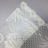 Max 2 Piece Polyester Lace Window Curtain Sheer 60x84 Inch  2Pcs Elegant Beige