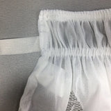 Max Vintage Crochet Lace Ruffle Elastic Band Bed Skirt  White 1_200x200cm