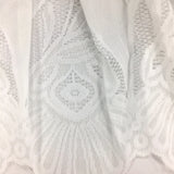 Max Vintage Crochet Lace Ruffle Elastic Band Bed Skirt  White 1_200x200cm