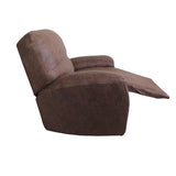 Stretch Recliner Slipcover, Furniture Chair Sofa Cover Dark Coffee (Suede)