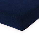 Sofa Futon Seat Cushion Cover Couch Slipcover Protector Dark Blue_Size S