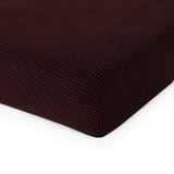 Sofa Futon Seat Cushion Cover Couch Slipcover Protector Dark Brown _Size M