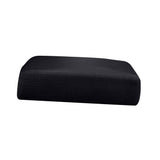 Sofa Futon Seat Cushion Cover Couch Slipcover Protector Black_Size S