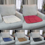 Max Reversible Quilted Waterproof Pet Mat 1-Seater Sofa Armchair Cover Gray