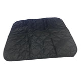 Max Reversible Quilted Waterproof Pet Mat 1-Seater Sofa Armchair Cover Black