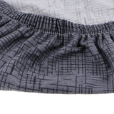 Universal Spandex Stretch Office Swivel Chair Seat Slipcover Dark Grey