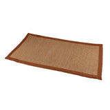 Max Natural Fiber Collection Sisal Runners Area Rug Mat A Brown Edge 75x120cm - Aladdin Shoppers