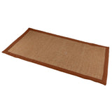 Max Natural Fiber Collection Sisal Runners Area Rug Mat A Brown Edge 75x120cm - Aladdin Shoppers