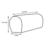 Maxbell Set of 2 Nonslip Stretch Furniture Sofa Armrest Cover Protector Chocolate