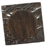 Chinese Ebony Teacup Coaster Mats and Holder for Drinks Clouds