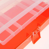 Max Multi Purpose Plastic Folded Storage Container Home Toolbox  Orange