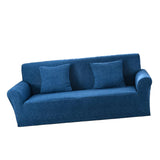 Max Stretch All-inclusive Sofa Loveseat Slipcover Blue - 3 Seater