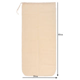 1 Pcs Milk Coffee Juice Reusable Cotton Mesh Strainer Filter Bag 30x60cm