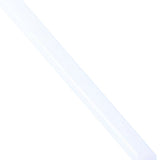 Max 1pcs Creative Curved Glass Drinking Straw Bent With Brush White