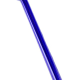 Max 1pcs Creative Curved Glass Drinking Straw Bent With Brush Dark Blue
