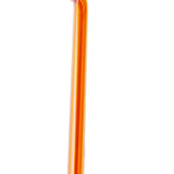 Max 1pcs Creative Curved Glass Drinking Straw Bent With Brush Brownish Gold