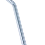 Max 1pcs Creative Curved Glass Drinking Straw Bent With Brush Grey