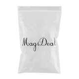 Max 1 Piece Reusable Bamboo Joint Bent Glass Drinking Straw Non-Toxic White