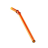Max 1 Piece Reusable Bamboo Joint Bent Glass Drinking Straw Non-Toxic Amber