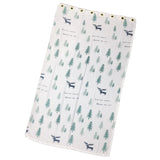 Max 1Pcs Nordic Style Christmas Tree Elk Curtain Blackout  Cloth Perforated