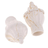 Max 1 Pair Retro Curtain Decorative Pole Rod Finials Ends Heads 28mm White C
