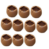 Max 10 Pieces Table Chair Leg Floor Protectors Round Bottom Square Mouth 45-50mm - Aladdin Shoppers