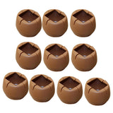 Max 10 Pieces Table Chair Leg Floor Protectors Round Bottom Square Mouth 45-50mm - Aladdin Shoppers