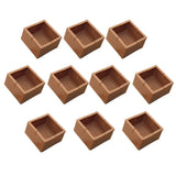 Max 10 Pieces Table Chair Leg Floor Protectors Square 42-48mm - Aladdin Shoppers