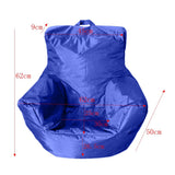 Max Waterproof Kids Size Bean Bag Cover Sofa Slipcover Royal Blue