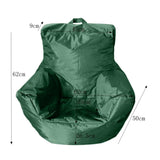 Max Waterproof Kids Size Bean Bag Cover Sofa Slipcover Green