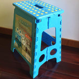 Super Strong Folding Step Stool for Adults Kids Multi-purpose Chair Blue