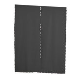 Max 2 Panel Self Adhesive Window Blackout Curtains Drapes Dark Gray 1.3x2.2m