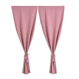 Max 2 Panel Self Adhesive Window Blackout Curtains Drapes Pink 1.2x1.5m