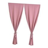 Max 2 Panel Self Adhesive Window Blackout Curtains Drapes Pink 1.2x1.5m